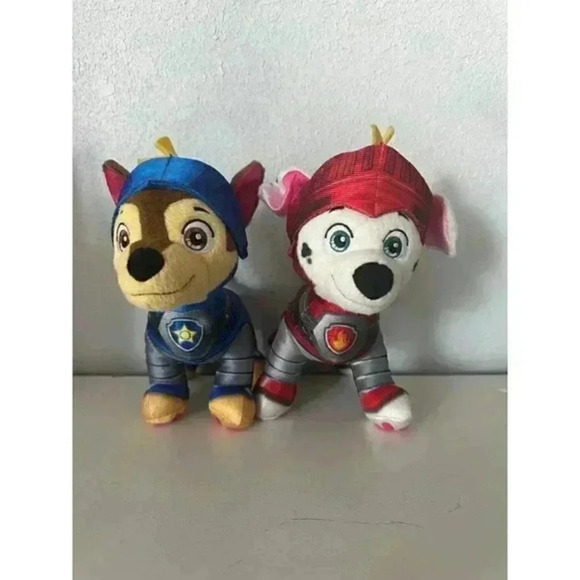 Spin Master Nickelodeon Paw Patrol Toy Pups Chase Marshall Gladiators - Picture 1 of 8